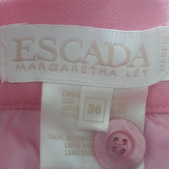 Escada pink suit vtg - Picture 6 of 15